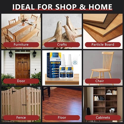 Extra Strong Wood Glue, 100g Fast Drying Clear Wood Adhesive - Image 6