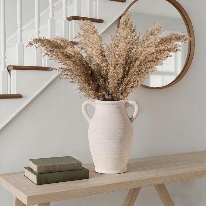 Emotionally Grounded Vase, Vaseking Large Ceramic Rustic Vase - Image 7