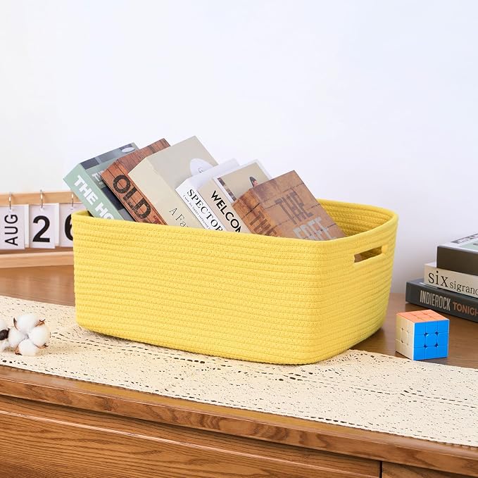 MiniArk Large Storage Baskets for Organizing, Baby Nursery, Toy Bins Box - Image 5