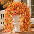 Artificial Fall Flowers for Decoration Fake Hanging Flowers Outdoors Decor | by INQCMYPlantRack