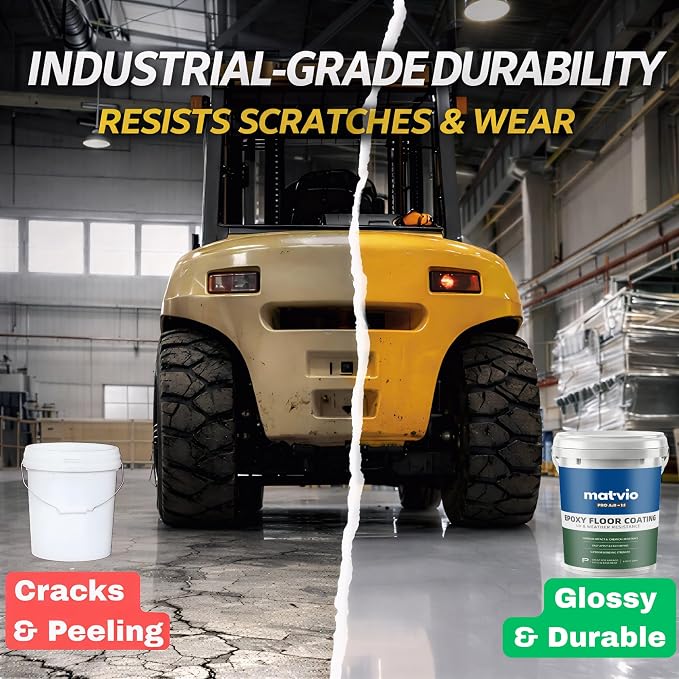 2-Part Epoxy Floor Coating | 1.06 Gal | 1:1 Mix Ratio | Low VOC, Garage & - Image 3