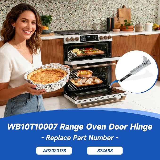 WB10T10007 Oven Door Hinge Compatible - Image 4