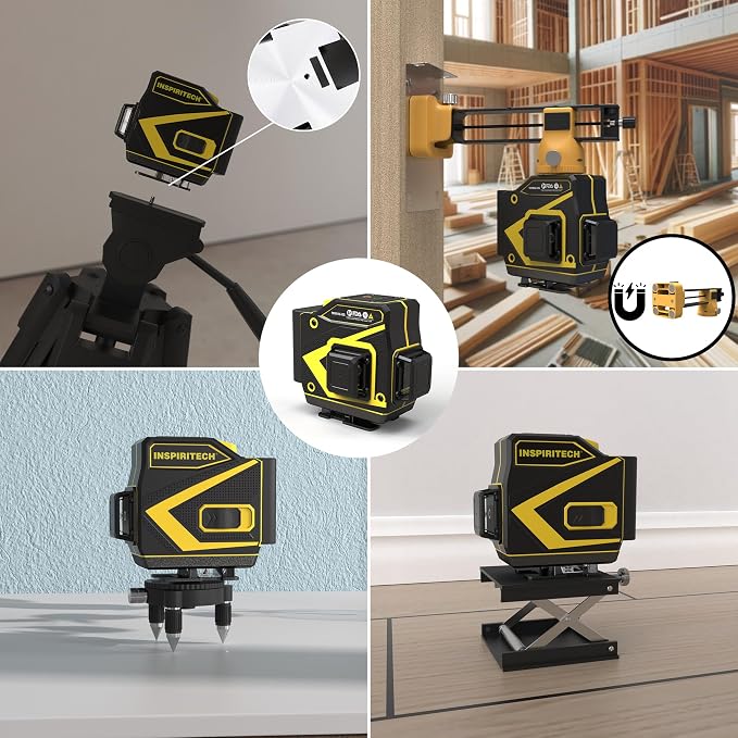 Floor Laser Level Self Leveling, 3x360 Horizontal Vertical Cross Line laser - Image 6