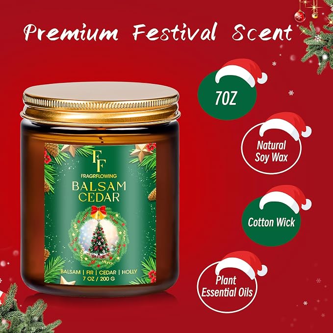 Christmas Candles Set, Scented Candles - Image 3