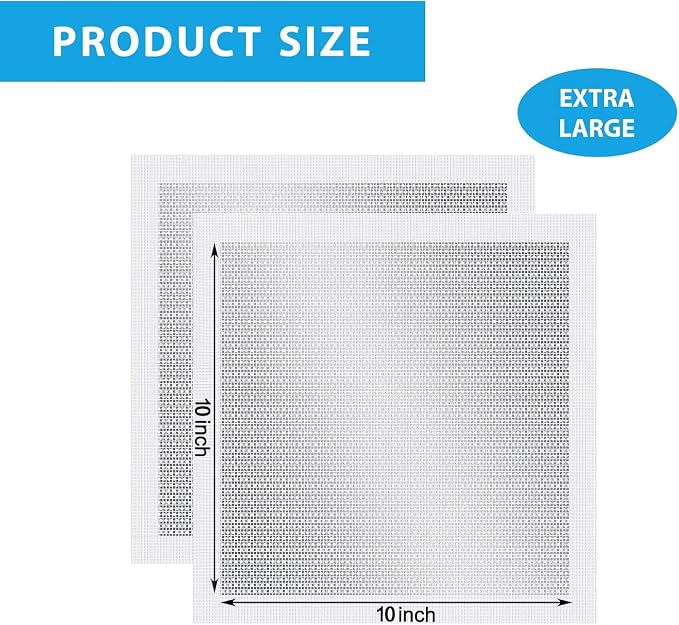 4-Pack 10x10 Inch Drywall Repair Patch Kit, Self-Adhesive Mesh - Image 2
