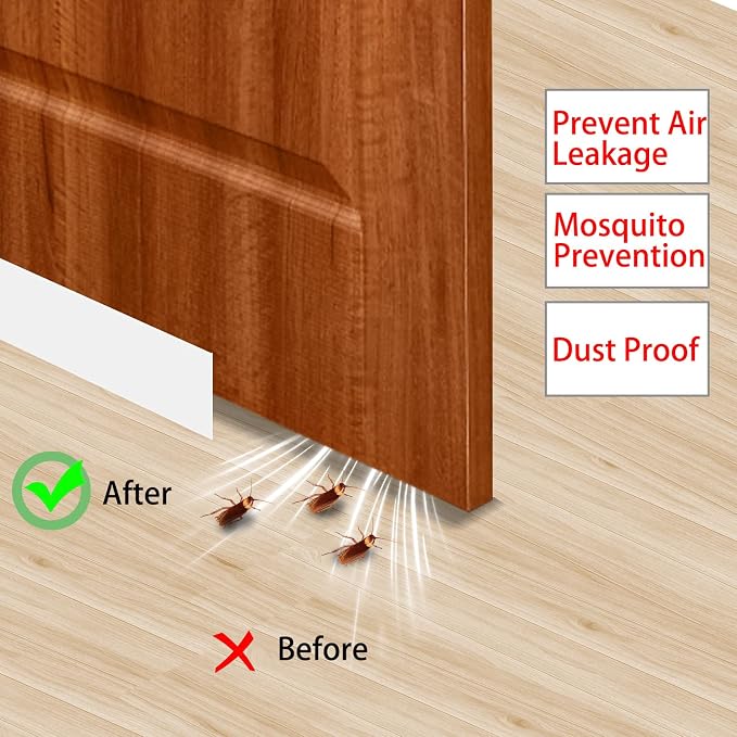 T-Shaped Door Draft Stopper，Silicone Weather Stripping Seal - Image 4
