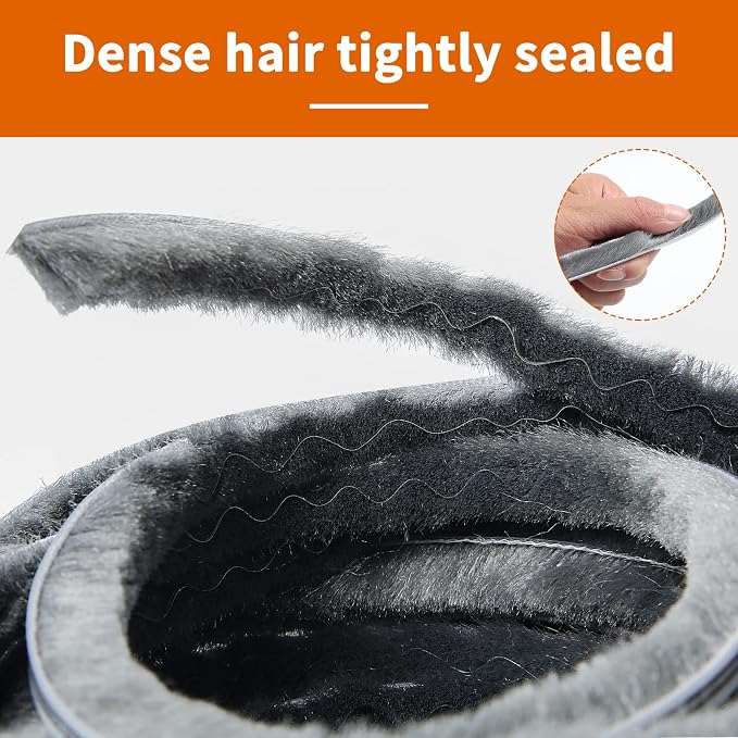 Weather Stripping Door Seal - 5m Brush Weather Stripping - Image 5