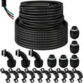 eflyefly Black Flex Liquid Tight Conduit 1/2 Non Metallic Flexible Electrical by Unknown