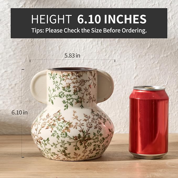 Emotionally Grounded Vase, Vaseking Ceramic Rustic Vase - Image 2