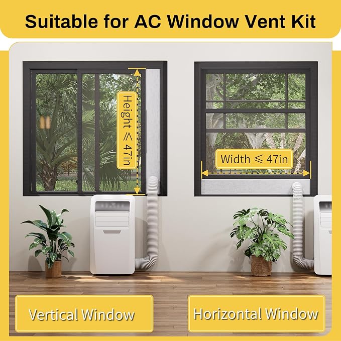 Insulation Foam Panels for Portable Air Conditioner Window Vent Kit, Thickened - Image 7