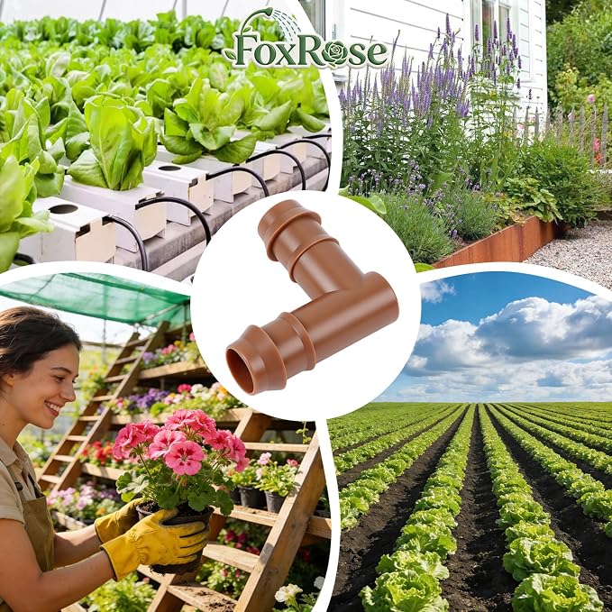 1/2" Drip Irrigation Barbed Elbow Fitting, 25 Pack Drip Irrigation Elbow Parts - Image 8