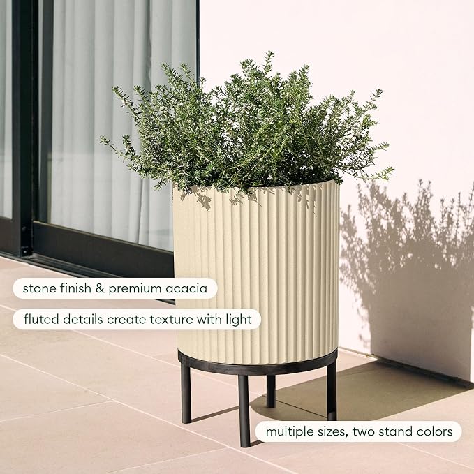 Veradek Demi Series Round Planter w/ Stand - Image 4