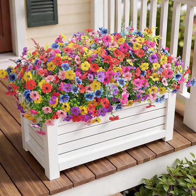 SHareconn 24 Bundles Artificial Flowers - Image 8