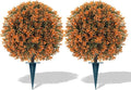 Grooy Artificial Boxwood Topiary Ball Trees by FEELTHENEWWORLD