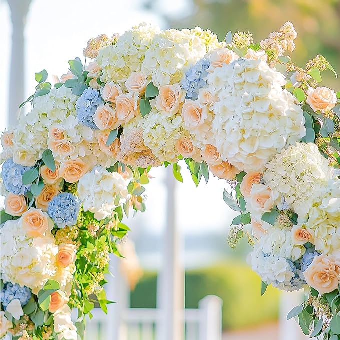 Auihiay 204Pcs Hydrangea Artificial Flowers Bulk, Artificial Hydrangea Flowers - Image 4