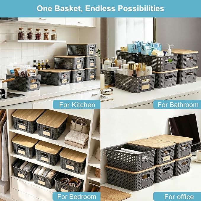 Small Plastic Storage Bins - Image 5