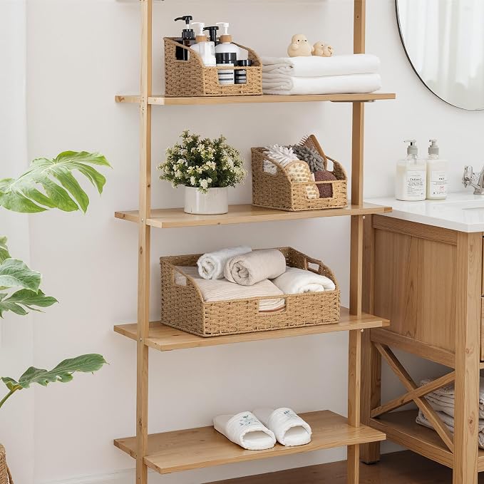StorageWorks Paper Rope Shelf Baskets, Pantry Storage Baskets, Wicker Baskets - Image 7