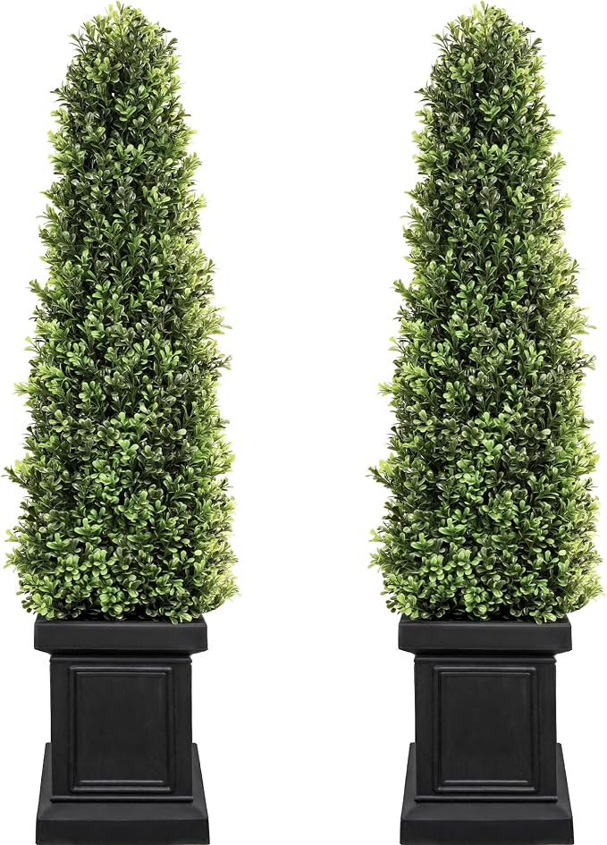 3.5ft Topiary Trees Artificial Outdoor Set of 2 by COLORSPEC