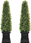 3.5ft Topiary Trees Artificial Outdoor Set of 2 by COLORSPEC