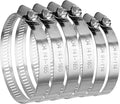Dianrui 6PCS 6inch + 4inch Hose Clamps Stainless Steel 304 Duct Clamps Dry Vent by Dianrui