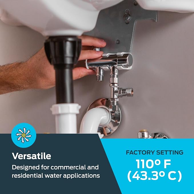 Cash Acme 3/8 Inch HG135 Thermostatic Mixing Valve - Image 3