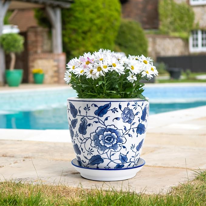 HakkaGirl 8 inch Ceramic Planters - Image 7