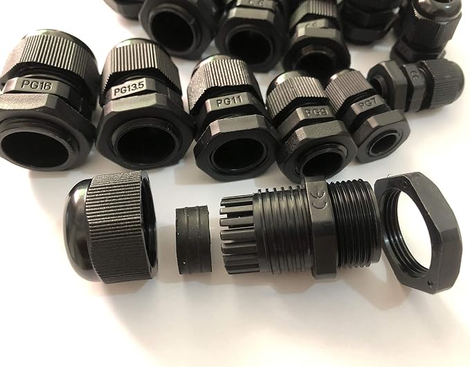 20pcs Cable Gland Waterproof Adjustable 3-13mm Cable Connectors PG7 PG9 PG11 - Image 2