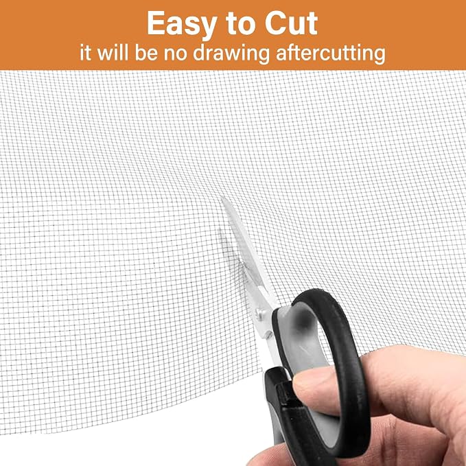 Window Screen Replacement Kit Width:59in Length:158 Fiberglass|Includes Full - Image 3