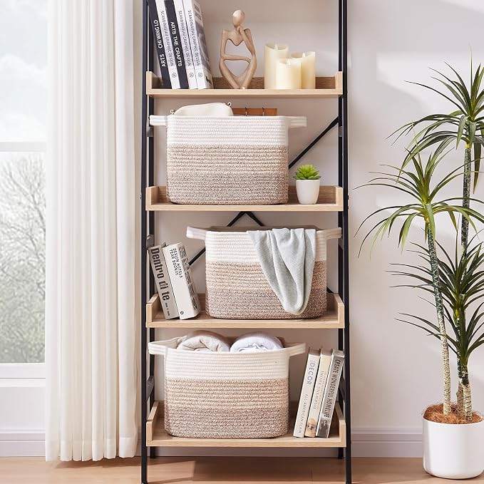 OIASKET Storage Basket for Organizing, Woven Baskets for Storage, Rectangle - Image 4