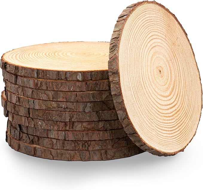 Set of 9-11 inch Wood Slices for centerpieces! Wood Slice centerpieces by RusticWoodSlices