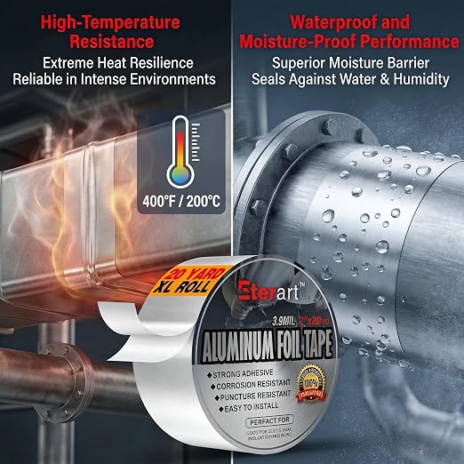 ETERART Aluminum Foil Duct Tape, High-Temp Seal - Image 5