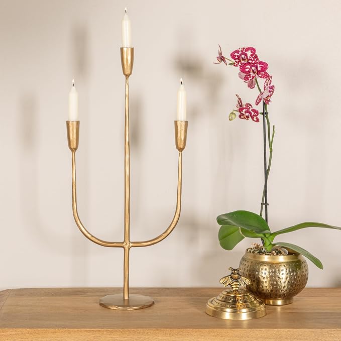 Creative Co-Op Round Hammered Metal Container - Image 9