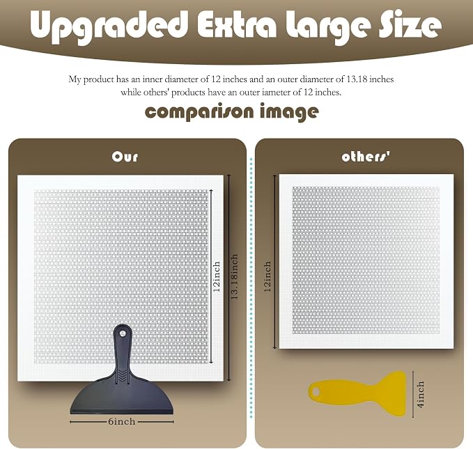 Drywall Repair Kit, 12x12in Self-Adhesive Patch - Image 2