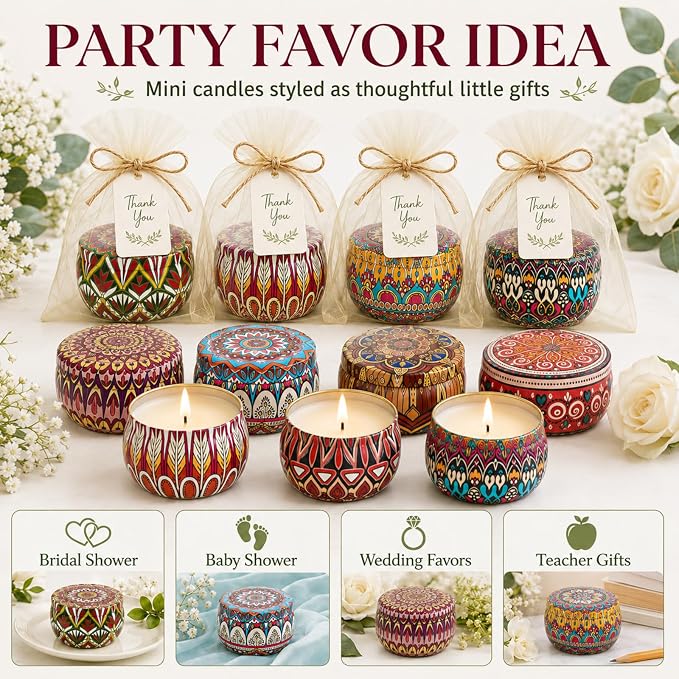 18 Pack Scented Candles Gift Set - Image 6