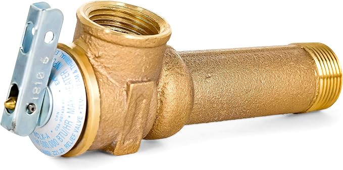 Camco 10427 3/4" Temperature and Pressure Relief Valve by Camco