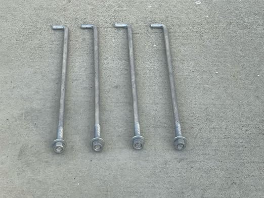 Sandbaggy 1/2" x 18" Threaded Concrete Anchor L-Bolts - Image 9