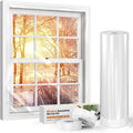 Window Insulation Kit for Winter, Plastic Window Covering 63 Inch Wide × 393 by AGHITG