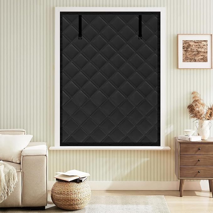 Winter Insulated Window Curtain 47"x63", Oxford Cloth Thermal Insulated Window by Skloopearg
