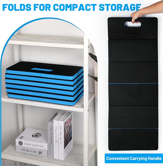 Foldable Mechanic Mat Kneeling Pad, 0.9" Extra Thick EVA Foam - Image 5