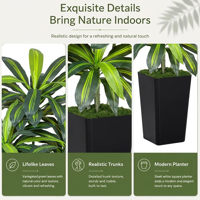 7FT Artificial Dracaena Tree - Image 5