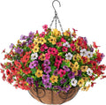 Artificial Faux Hanging Plants Flowers Basket by HyeFloraartificialflowers