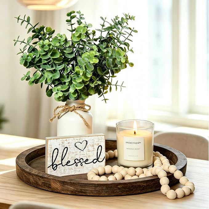 Rustic Modern Farmhouse Decor Set of 6 by ZENLIV