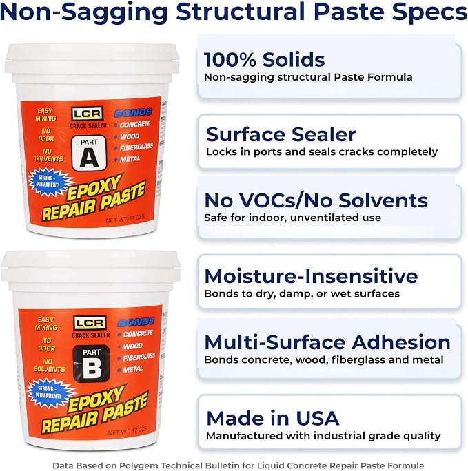 Polygem LCR Epoxy Concrete Crack Repair Kit - Image 9