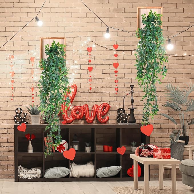 Briwooody 2 Pack Artificial Hanging Plants - Image 6