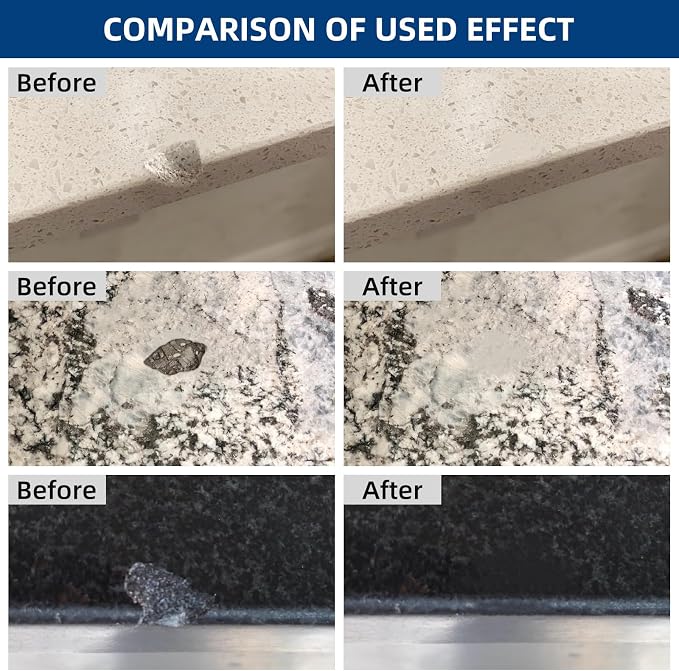 Marble and Granite Repair kit, Quartz Countertops Repair kit | Porcelain Repair - Image 3