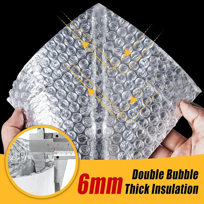 Double Bubble Reflective Foil Insulation Tape, Self-Adhesive Bubble Wrap - Image 7