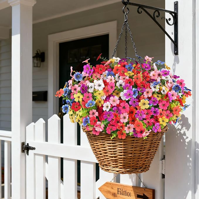 16PCS UV Resistant Artificial Flowers - Image 4