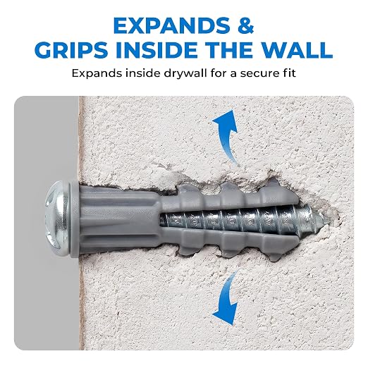 Qualihome Drywall Anchors and Screws Kit - Image 4