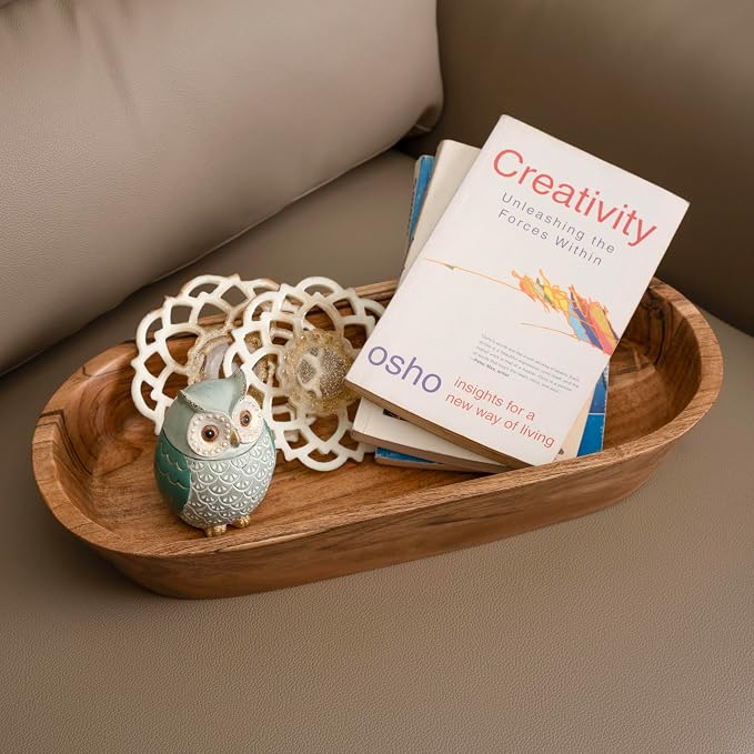 Wooden Dough Bowl – Handmade Decorative Bowls - Image 6