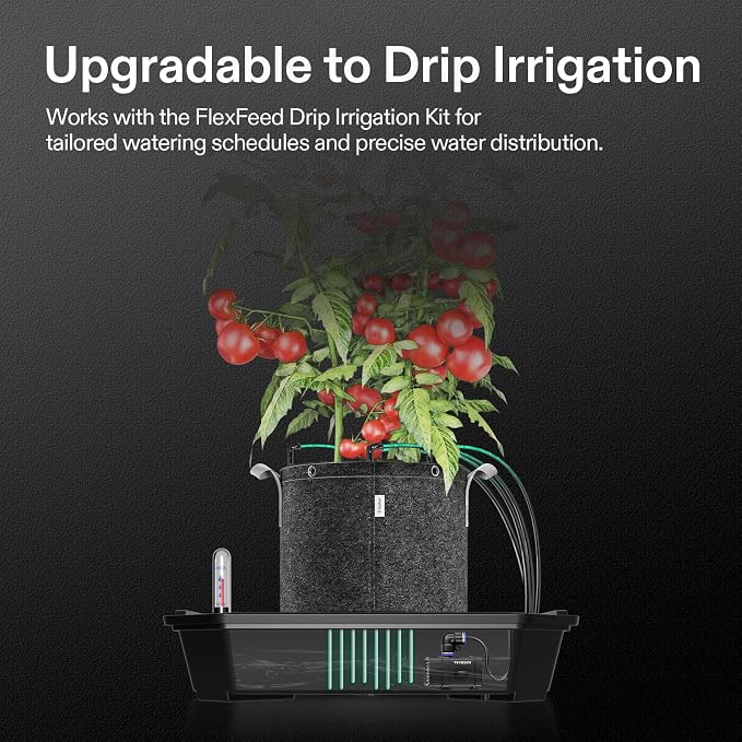 VIVOSUN 4-Pack FlexFeed Self-Watering Pots, Auto Irrigation Fabric Pot Base | - Image 8
